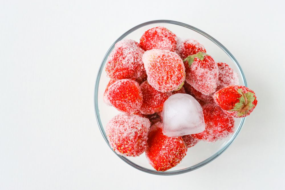 Tips Membekukan Strawberry