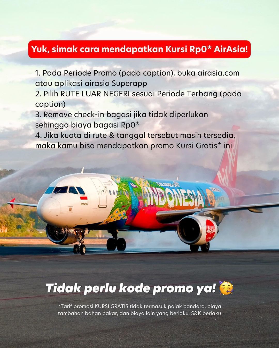 Tiket AirAsia Rp0