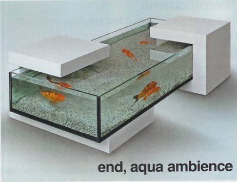 Meja Aquarium Minimalis