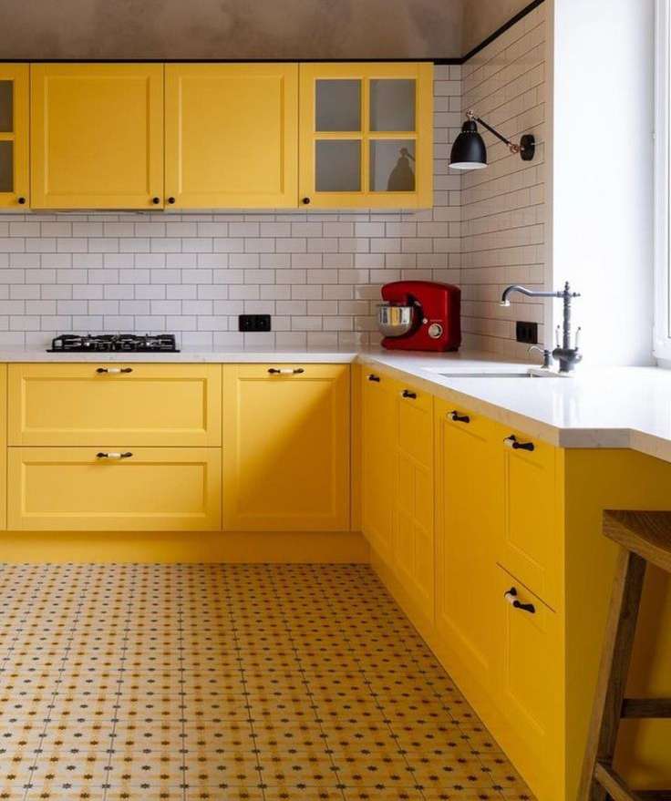 Kitchen Set Warna Kuning Telur