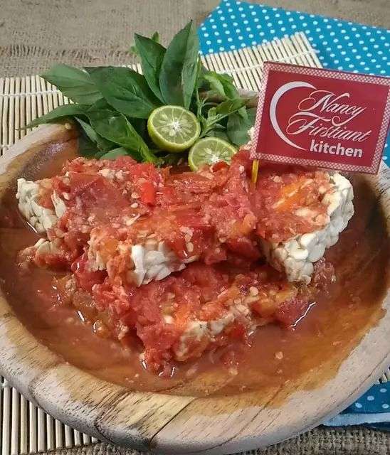 Resep Makan Siang Sehat - Sambal Tomat Tempe Rebus