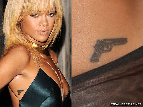 Tato Pistol Rihanna