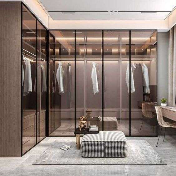 Walk in Closet Minimalis Mewah