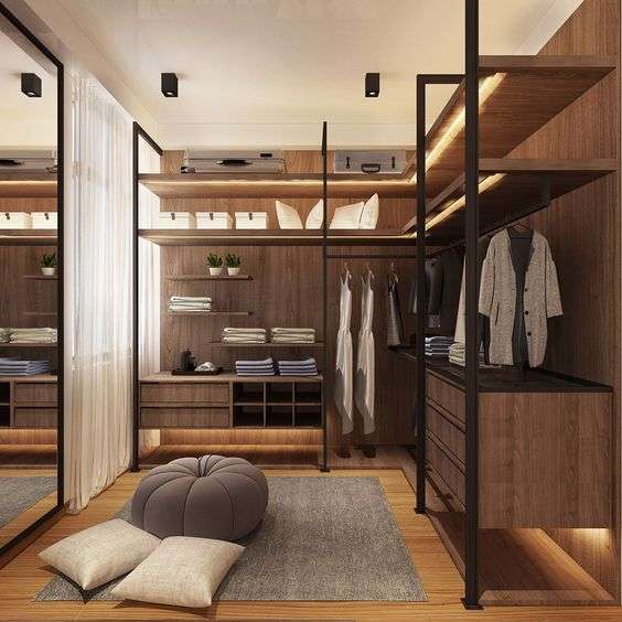 Walk in Closet Minimalis Mewah