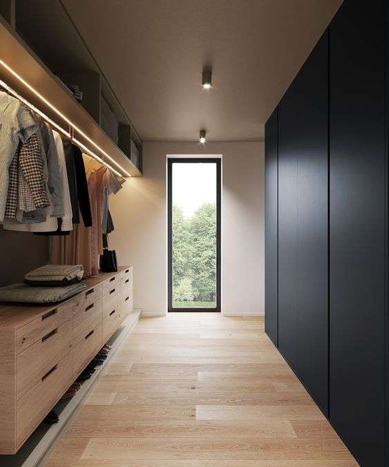 Walk in Closet Minimalis Mewah