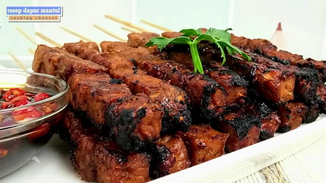 Resep Olahan Tempe Tanpa Digoreng - Sate Tempe