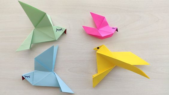 Cara Membuat Hiasan Dinding Kamar dari Kertas Origami