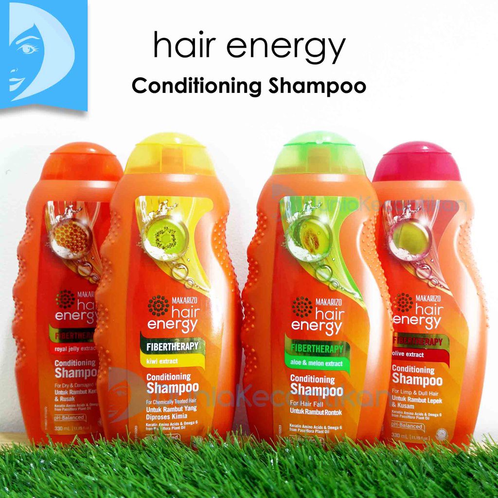 Shampoo untuk Rambut Kering dan Kaku - Makarizo Hair Energy Fibertherapy Conditioning Shampoo - Roya