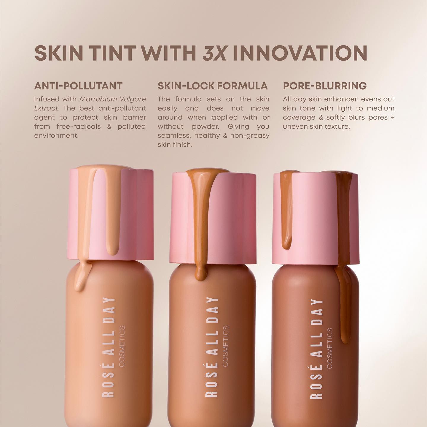 Skintint Lokal - Rose All Day The Realest Lightweight Skin Tint
