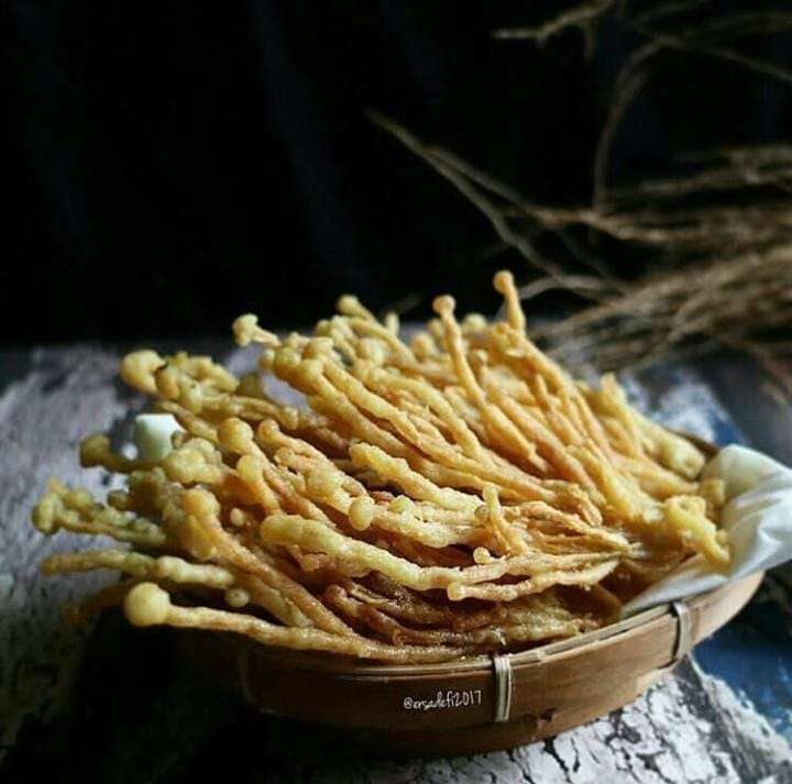 Resep Jamur Enoki Goreng Crispy