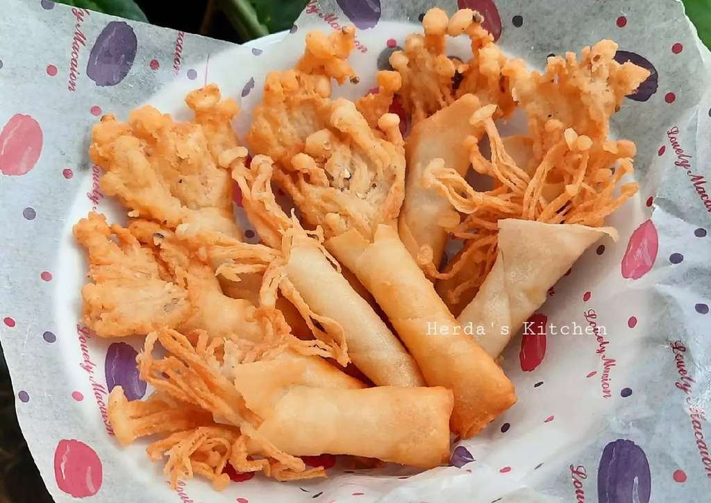 Resep Jamur Enoki Goreng Crispy