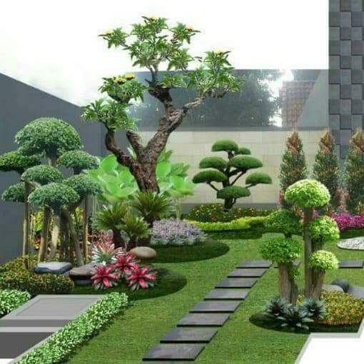 Taman Bunga Minimalis Depan Rumah
