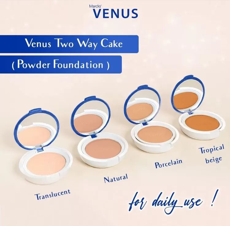 Rekomendasi Bedak Two Way Cake - Marcks’ Venus Two Way Cake