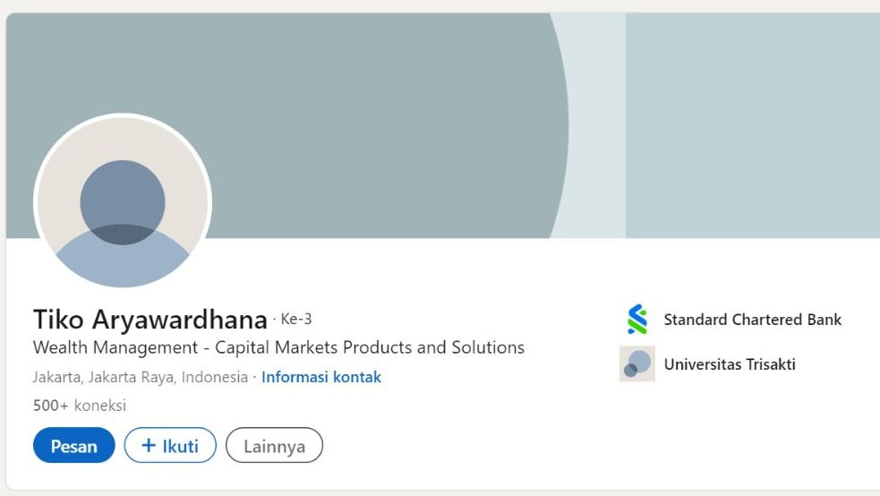 Profil Tiko Aryawardhana