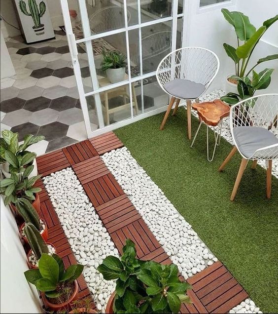 Desain Taman Kering Indoor Minimalis