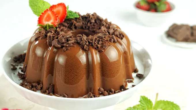 Resep dan Cara Membaut Puding Coklat Susu