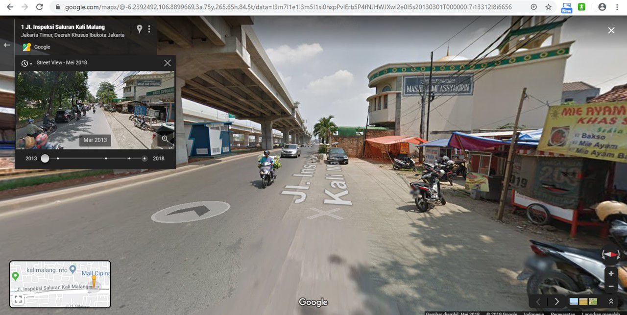 Cara Melihat Google Street View Tahun Lama