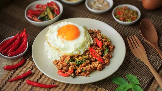 Menu Rice Bowl 10 Ribuan untuk Jualan - Ayam Cincang Thailand