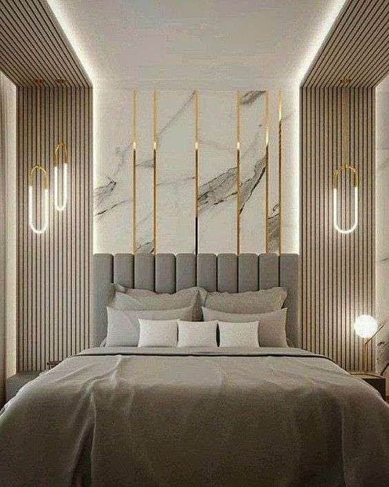 Backdrop Tempat Tidur Minimalis