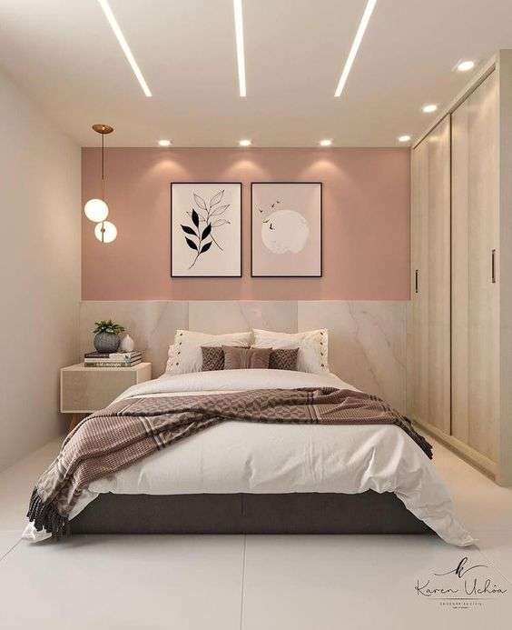 Backdrop Tempat Tidur Minimalis