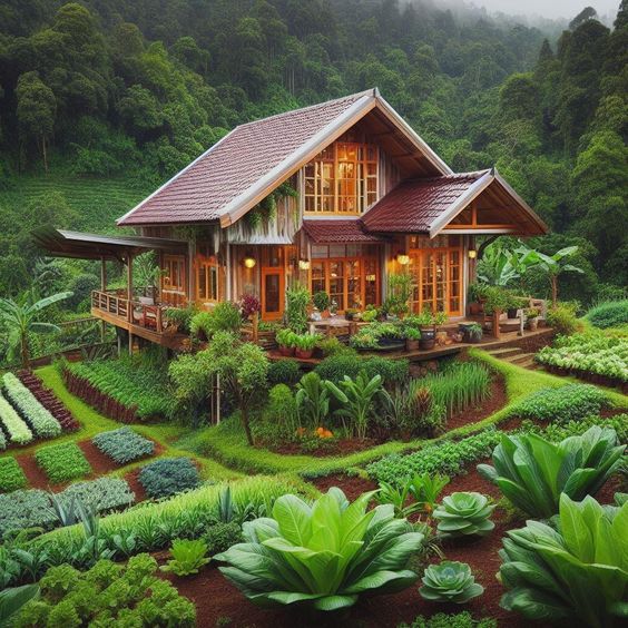 Desain Rumah Kebun