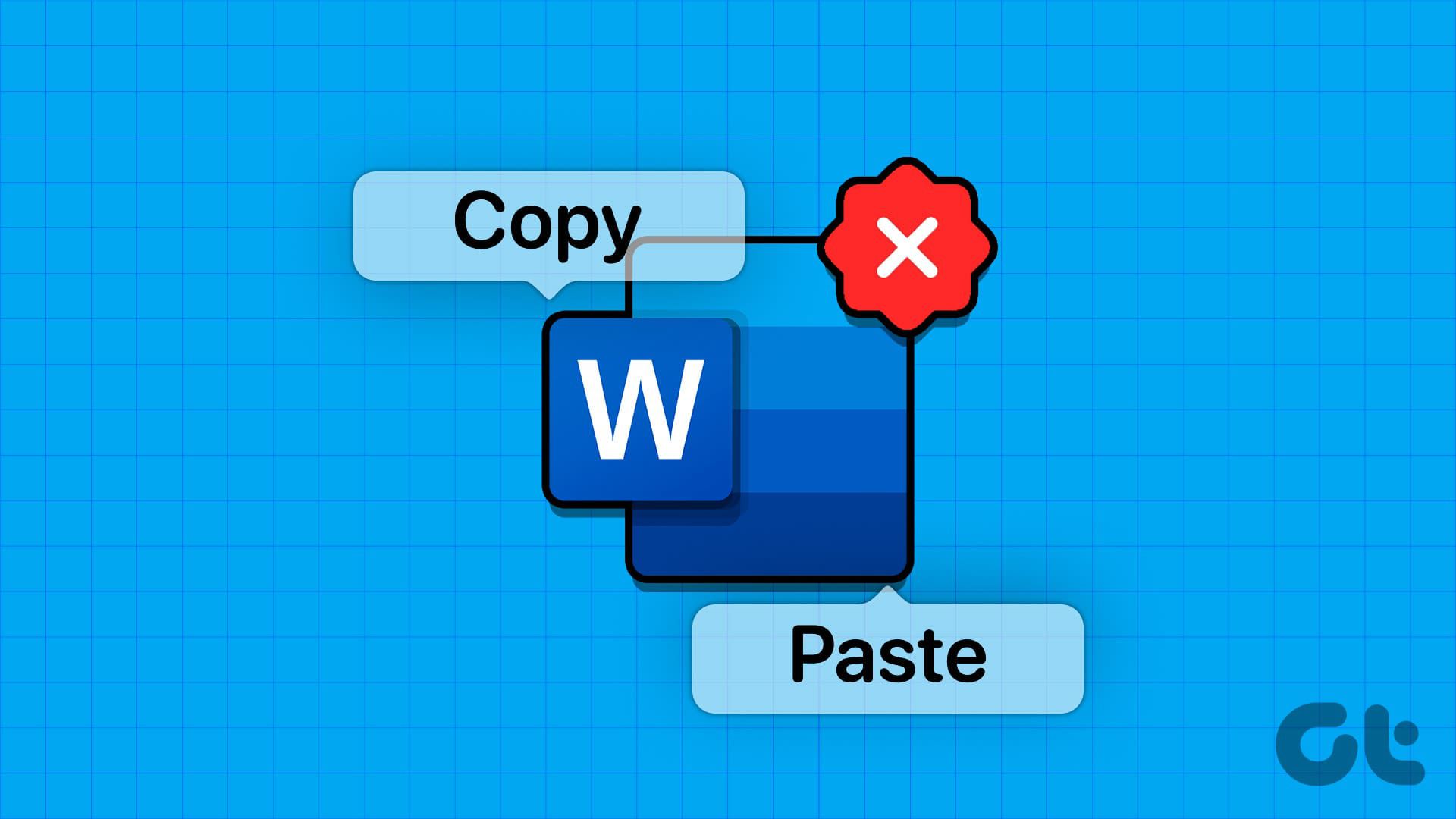 Copy Paste Microsoft Word
