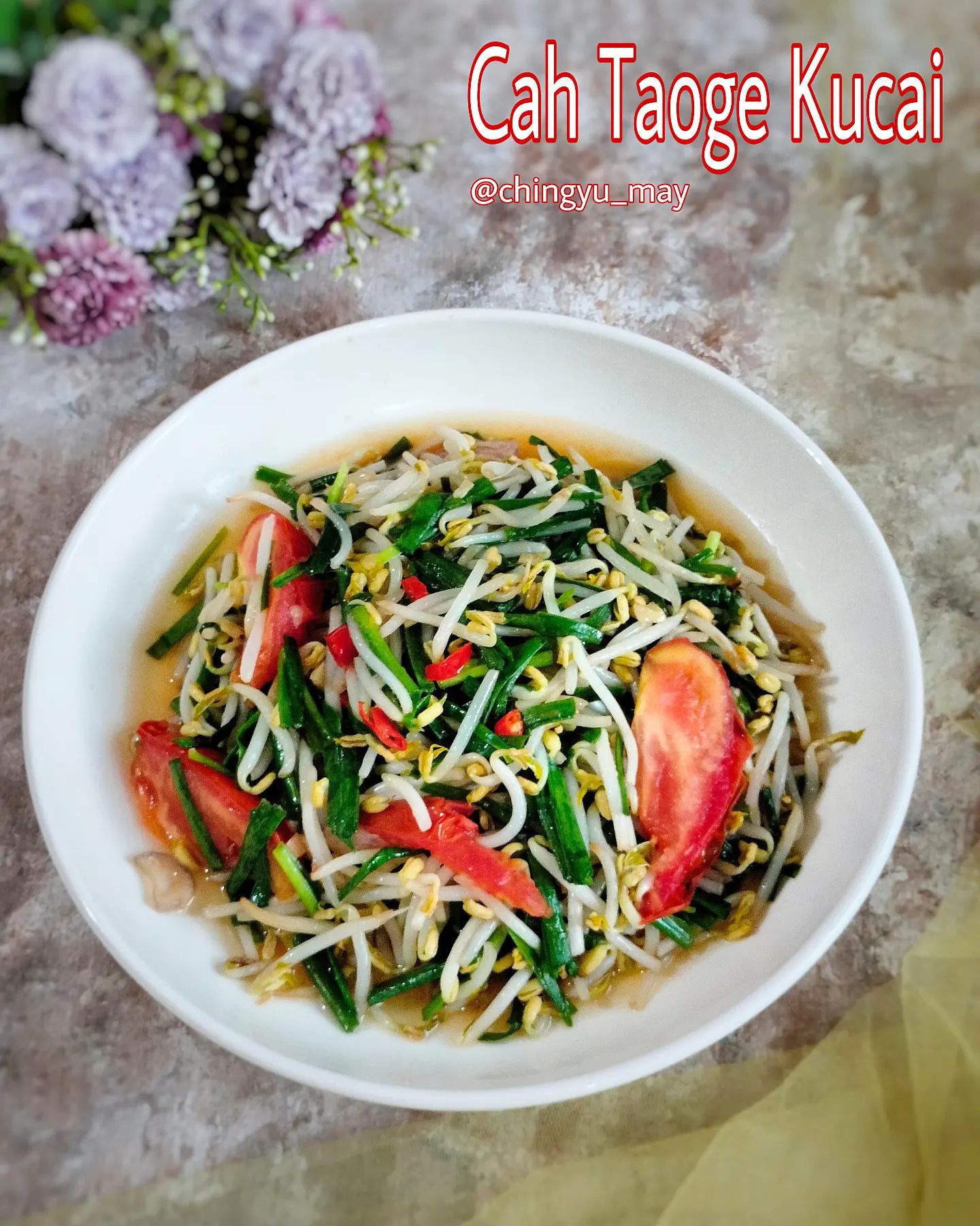 Resep Tumis Tauge Kucai