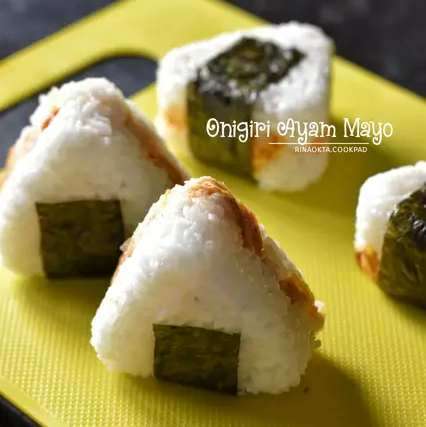 Resep Onigiri Ayam Mayo