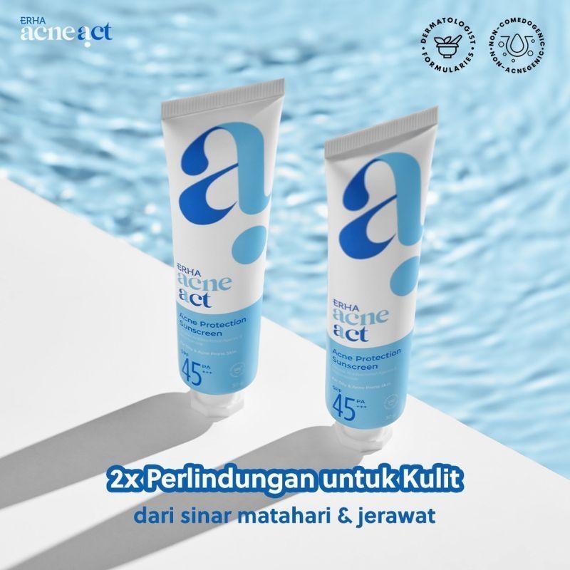 ERHA Acneact Acne Protection Sunscreen SPF45 PA