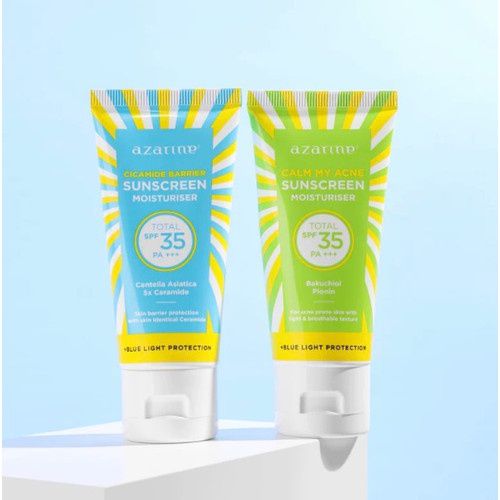 Sunscreen untuk Kulit Berjerawat - Azarine Calm My Acne Sunscreen Moisturizer SPF35 PA