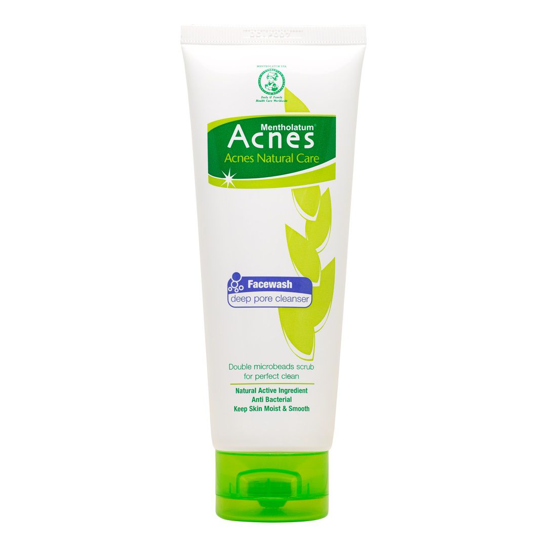 Skincare Lokal untuk Menghilangkan Komedo dan Mengecilkan Pori-Pori - Acnes Natural Care Face Wash D