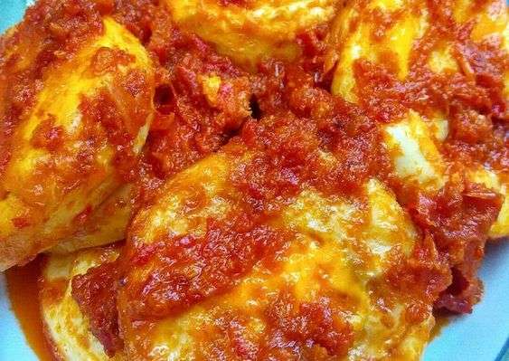 Resep Telur Ceplok Balado