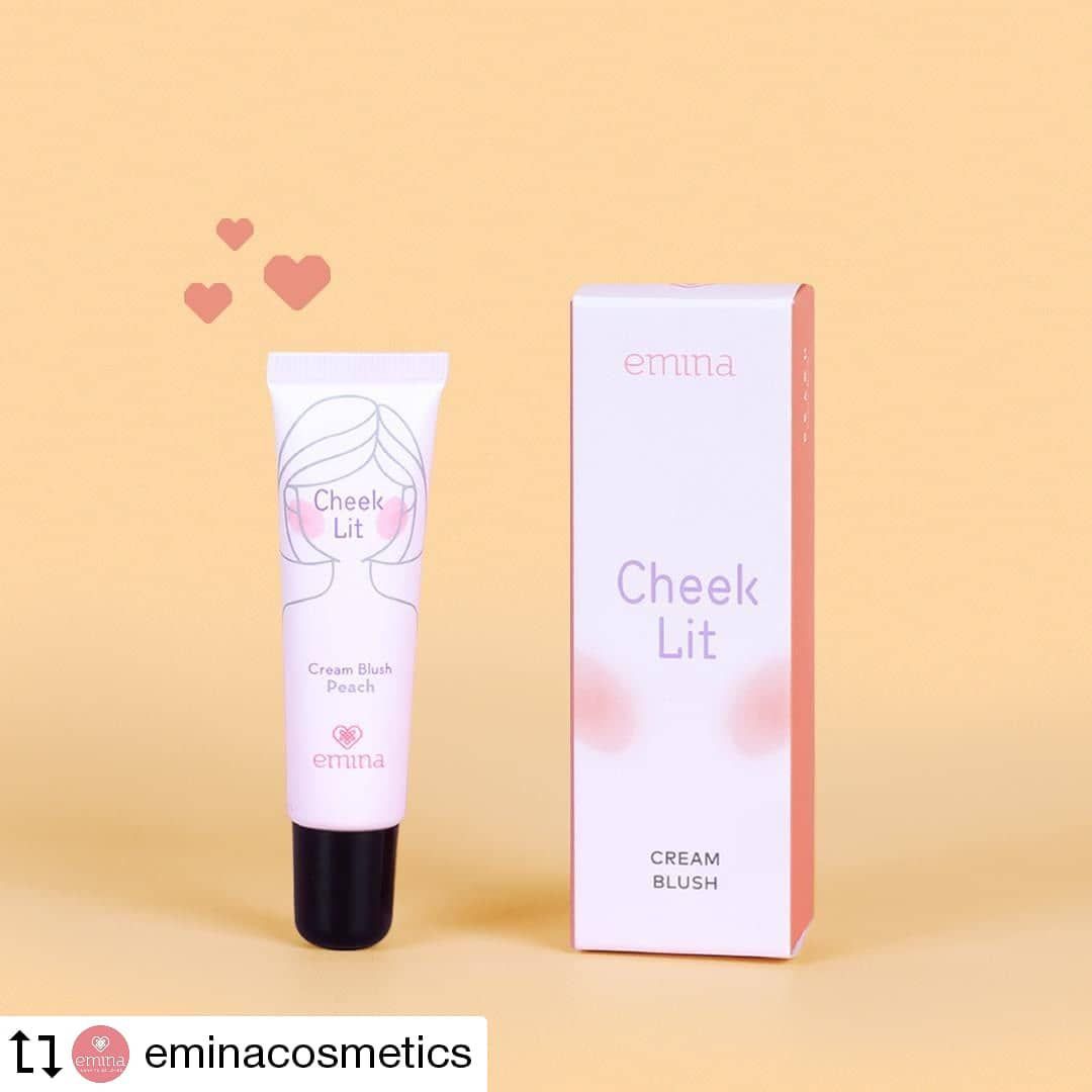 Cream Blush Lokal - Emina Cheeklit Cream Blush