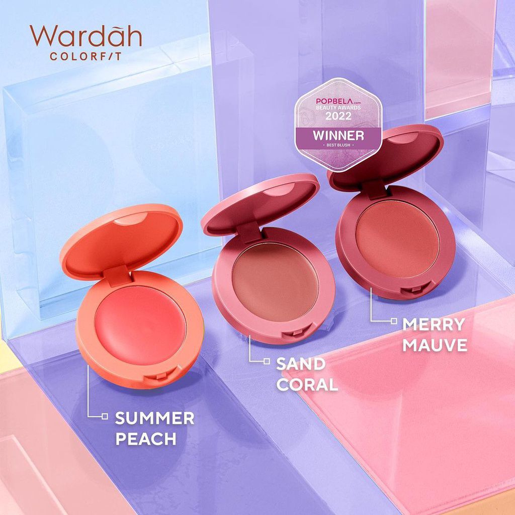 Rekomendasi Cream Blush Lokal - Wardah Colorfit Cream Blush