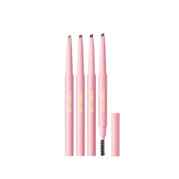 Rekomendasi Pensil Alis Lokal untuk Pemula - Pinkflash Waterproof Auto Eyebrow Pencil