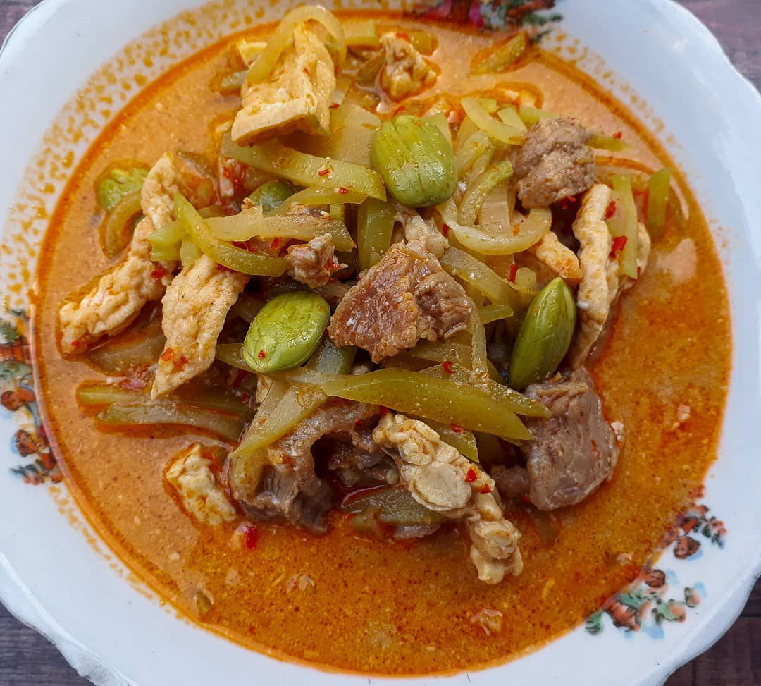 Resep Sayur Labu Siam dengan Daging untuk Ketupat