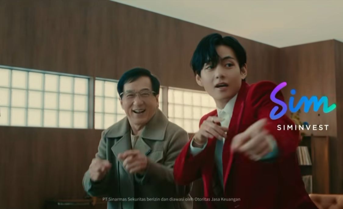 Jackie Chan dan V BTS