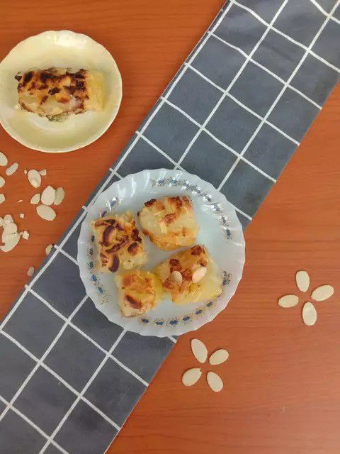 Resep Singkong Keju Panggang Almond