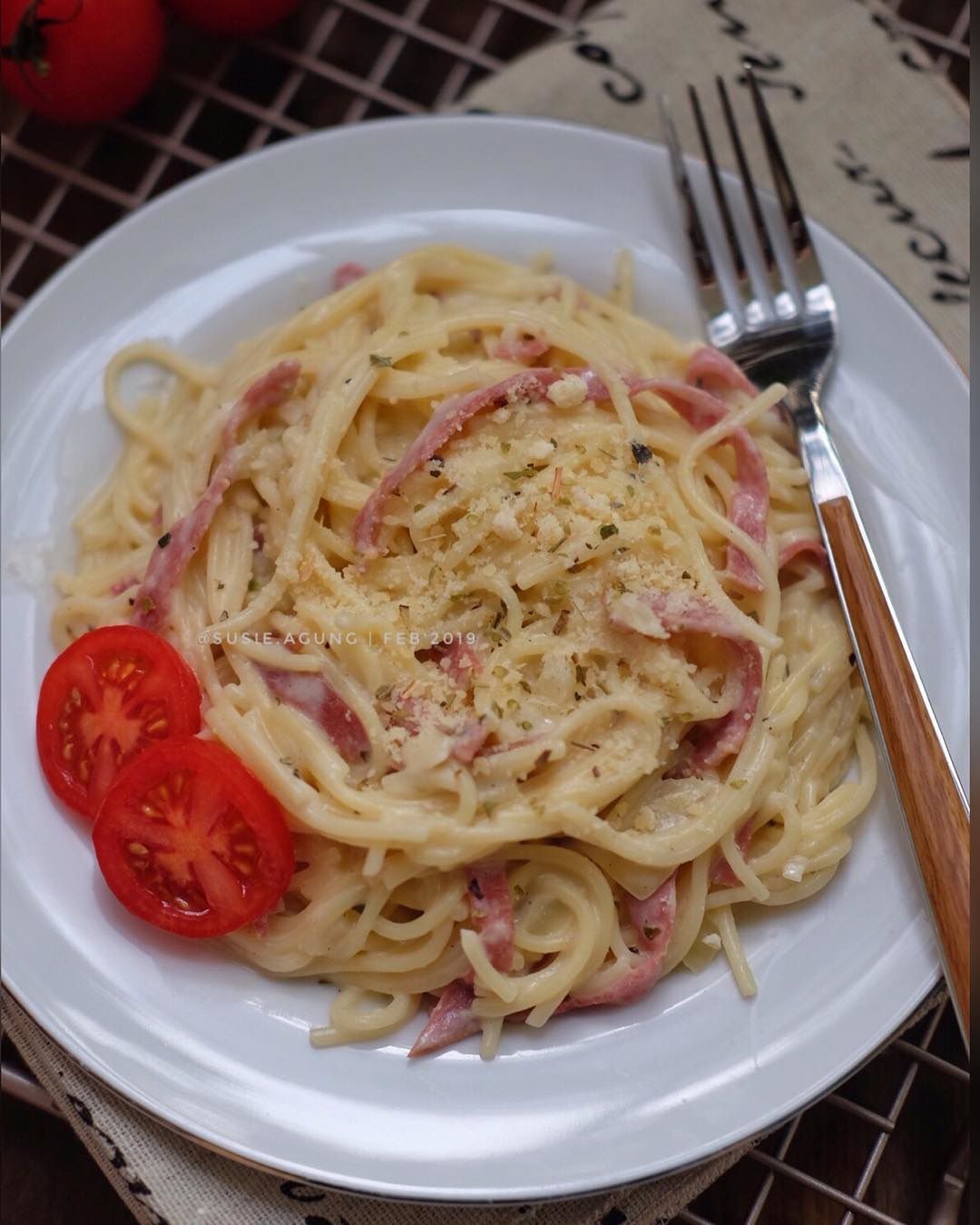 Resep Spaghetti Carbonara ala Rumahan
