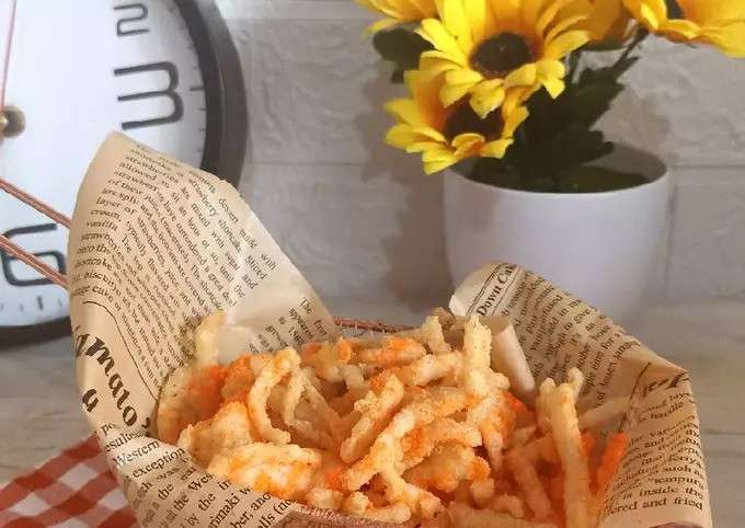 Resep Cheesy Rice Stick Crispy