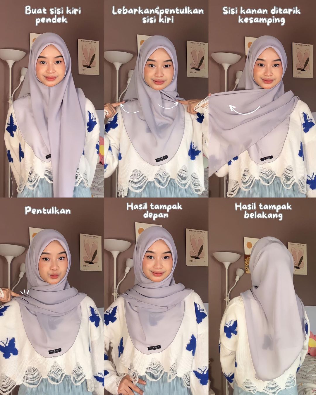 Gaya hijab oval
