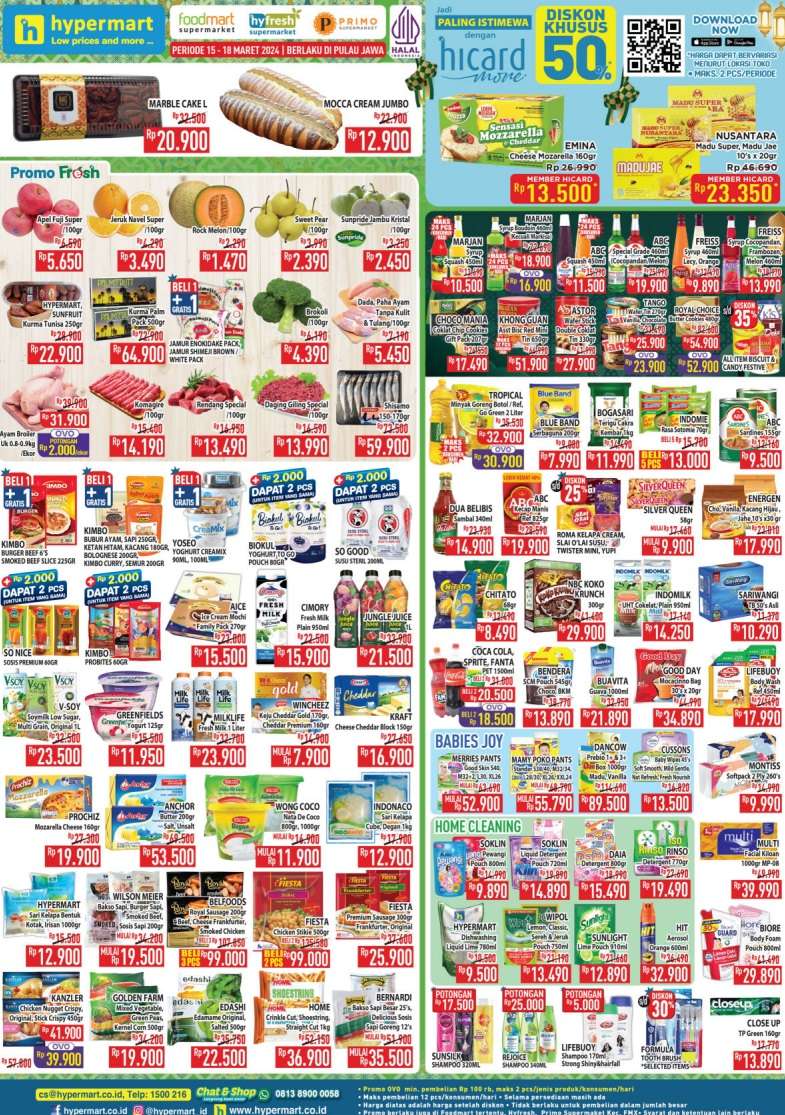 Promo Hypermart Weekend 15 - 18 Maret 2024