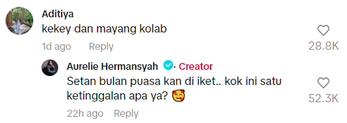 Komentar Aurel Hermansyah