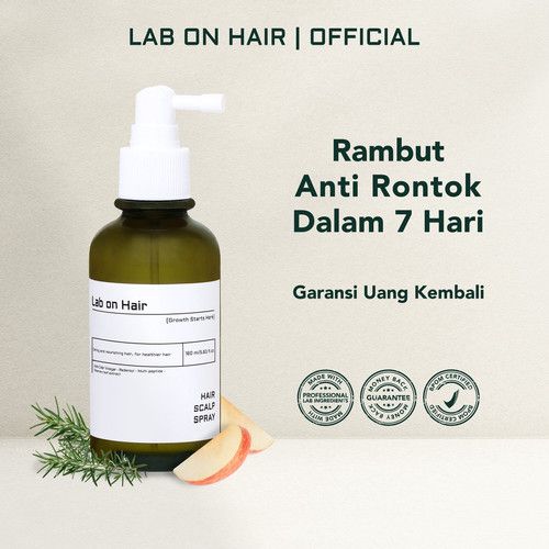 Rekomendasi Hair Tonic untuk Rambut Rontok - Lab On Hair Scalp Spray