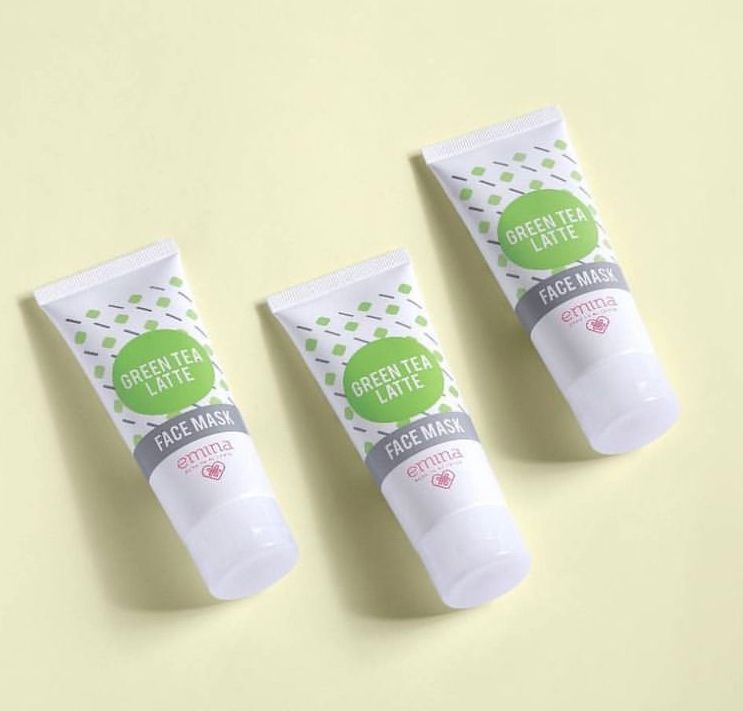 Rekomendasi Masker untuk Mengecilkan Pori-Pori dan Menghilangkan Komedo - Emina Green Tea Latte Face