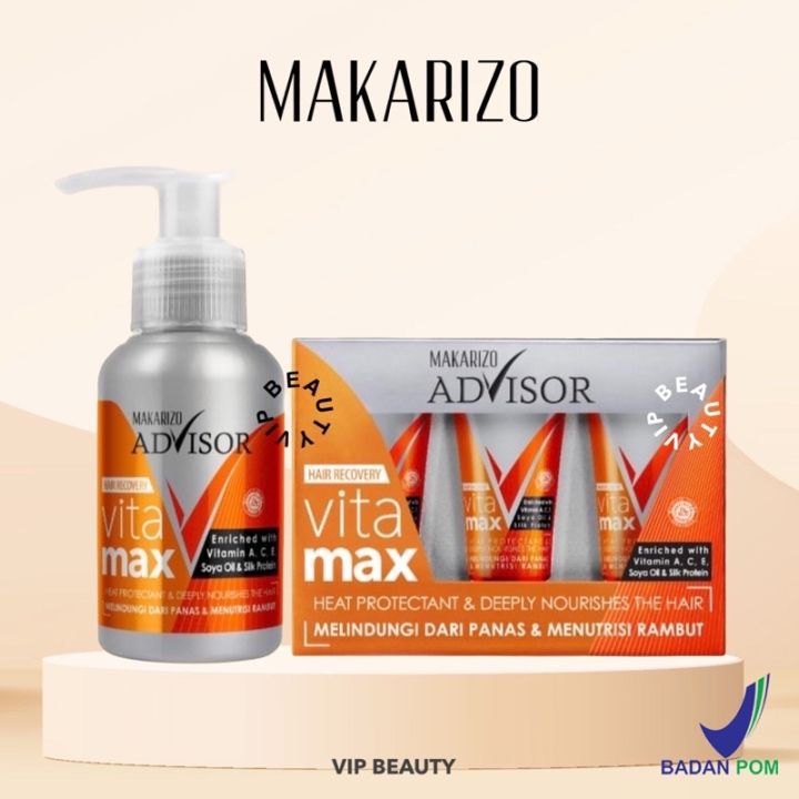 Vitamin Untuk Rambut Rontok - Makarizo Advisor Hair Recovery Vitamax