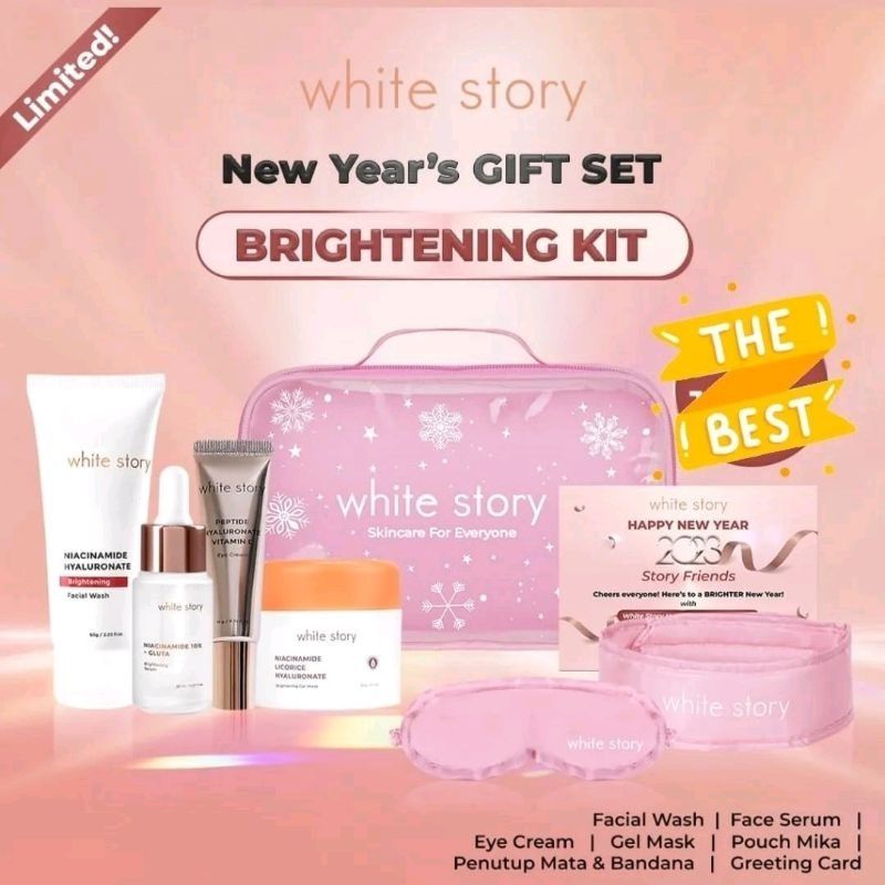 Skincare Gift Seft Untuk Hampers Lebaran - White Story Skincare Gift Set