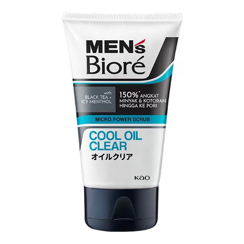 Rekomendasi Face Wash Pria Untuk Kulit Berminyak - Biore Men Facial Foam Cool Clear Oil