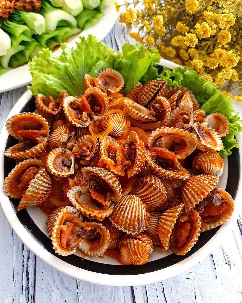 Resep Kerang Dara Saus Padang Sederhana