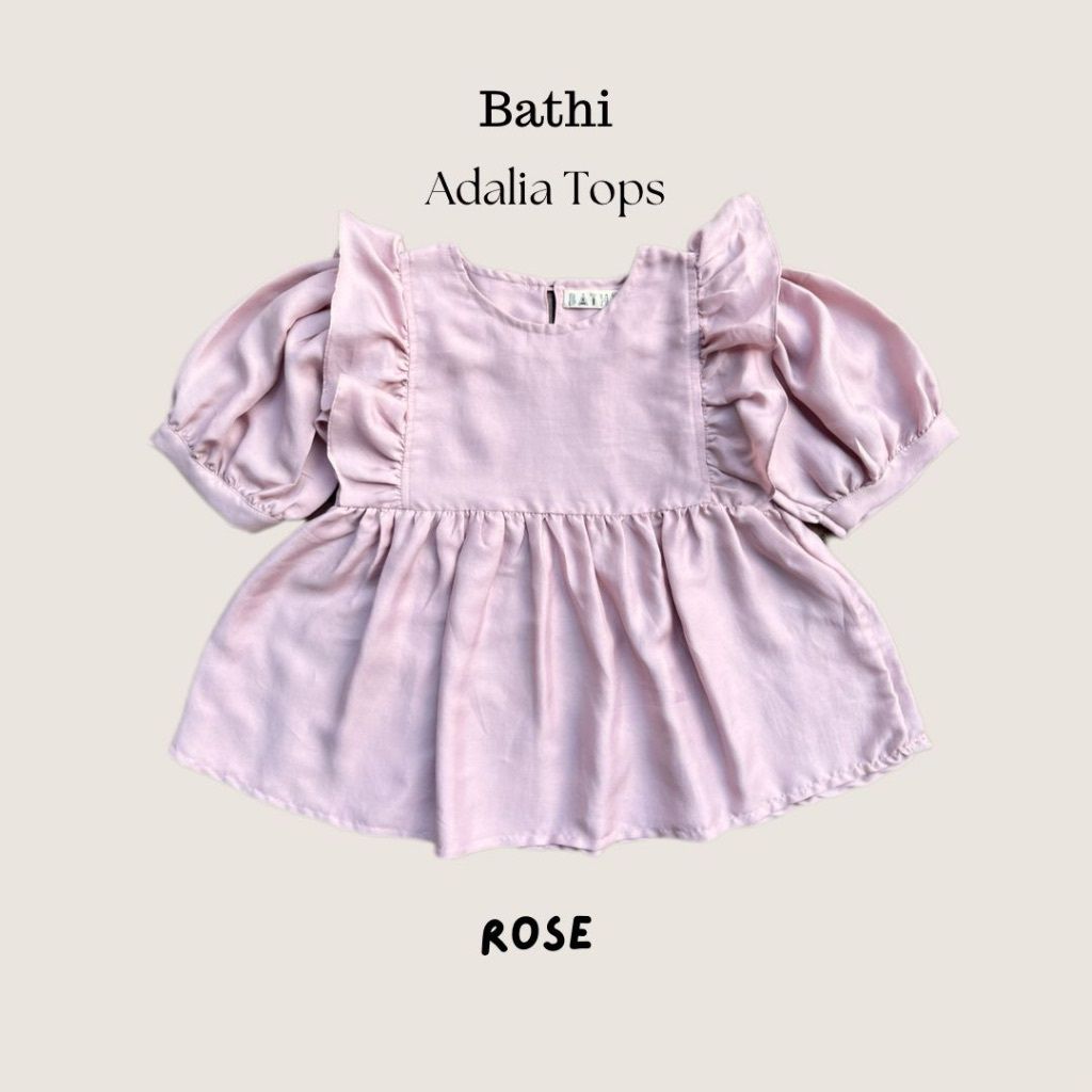 Rekomendasi Brand Baju Lebaran Bayi Perempuan - Little Bathi